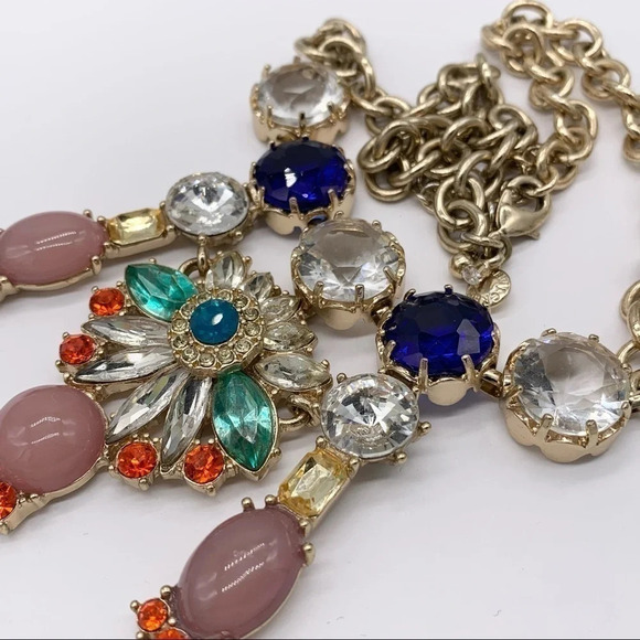 J. Crew Jeweled Drop Necklace - Picture 2 of 3